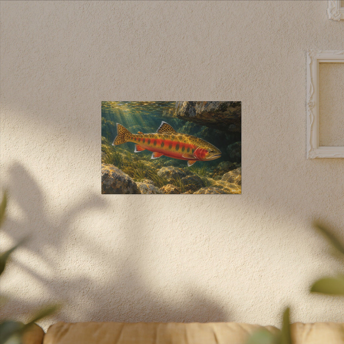 Granite Light Golden Trout canvas wall art, view 5