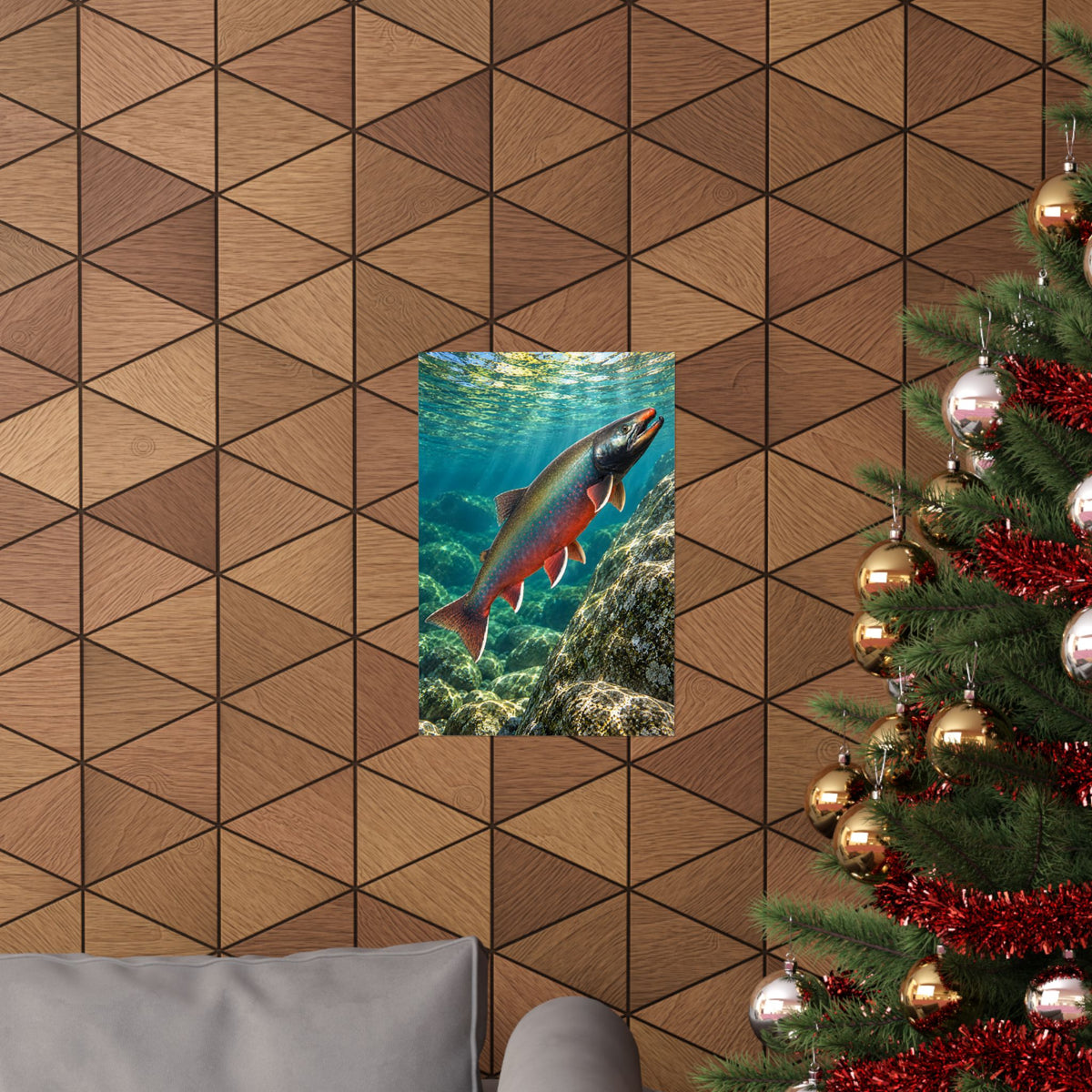 Glacial Ascent Dolly Varden poster wall art, view 6