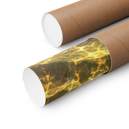 Golden Boulder Smallmouth poster shipped rolled in a protective tube