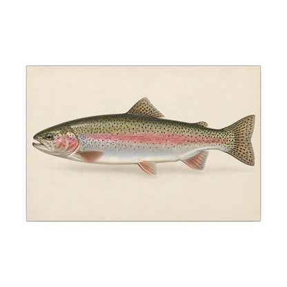 Rainbow Trout Field Study canvas wall art – photo 2