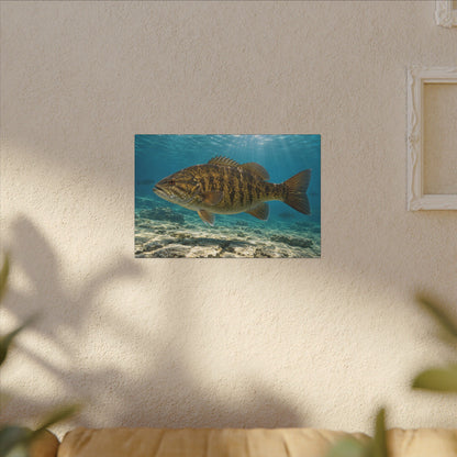 Great Lakes Giant Smallmouth Canvas wall art, view 5