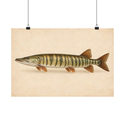 Field Study Muskie poster wall art, view 2