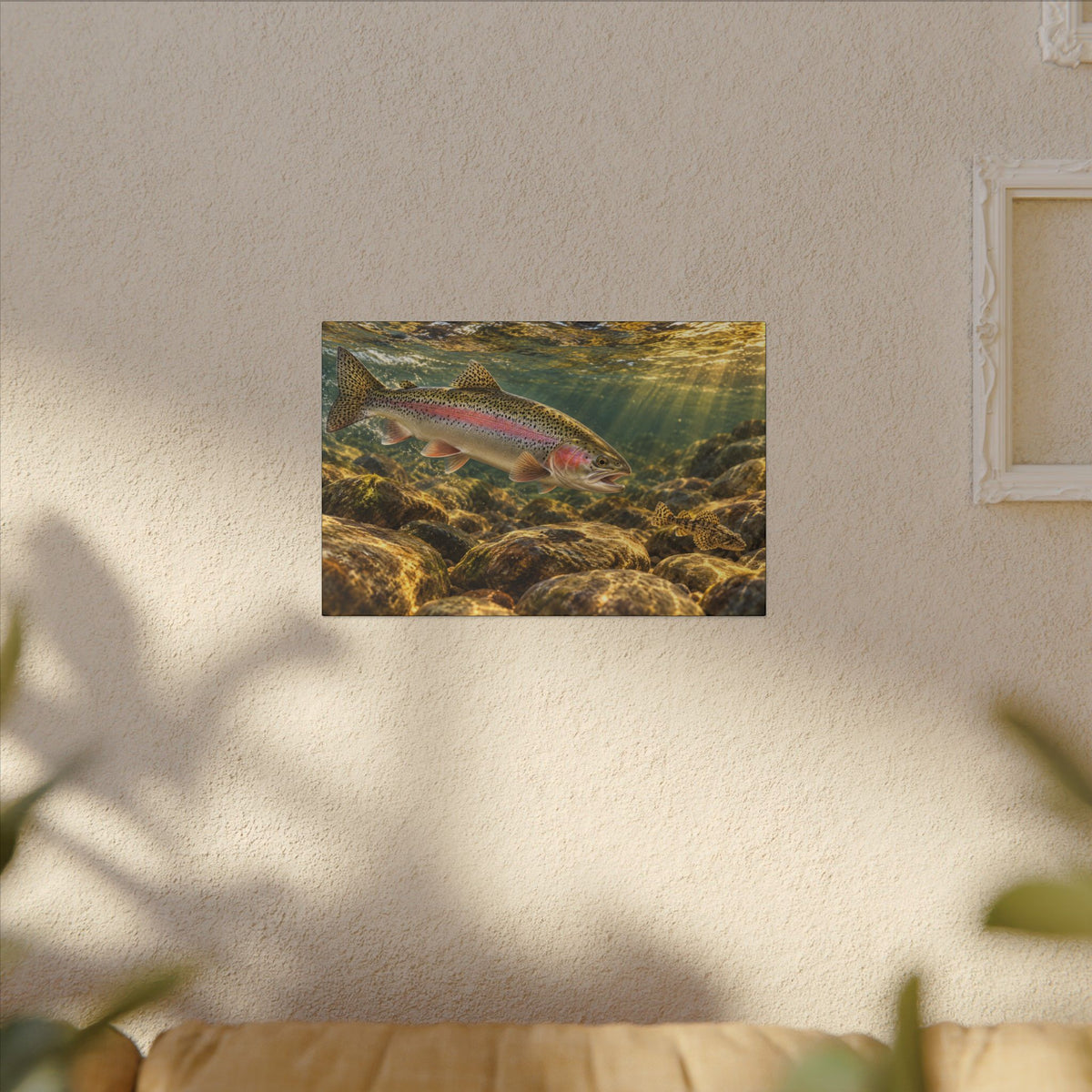 Sculpin Chase Rainbow Trout canvas wall art – photo 5