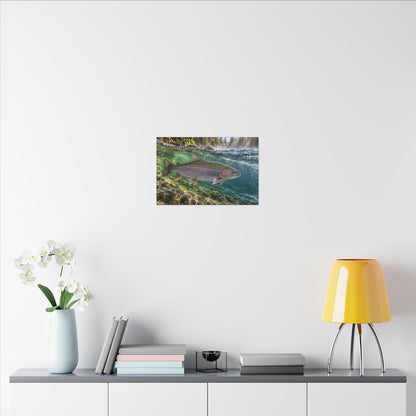 Emerald Current Rainbow Trout canvas wall art, view 6