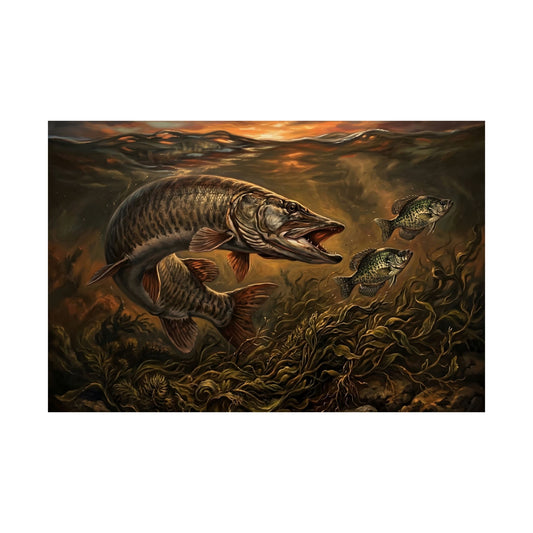 Muskie & Panfish Muskie poster wall art