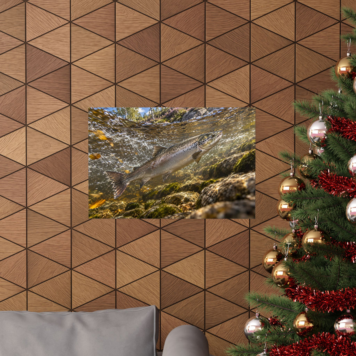 Home Through the Heather Salmon poster wall art, view 6
