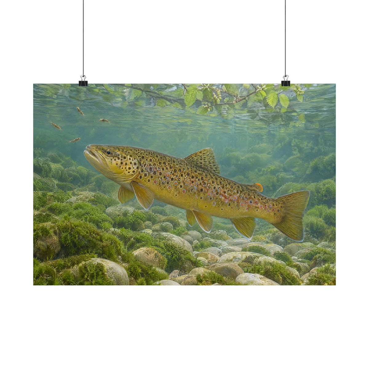 Mourning Creek Brown Trout poster wall art