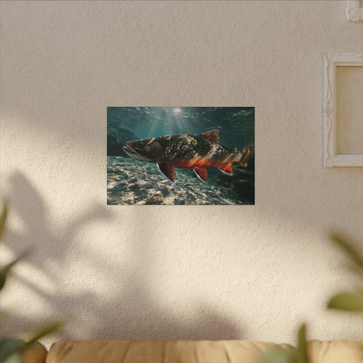 Sunbeam Gravel Dolly Varden canvas wall art, view 5