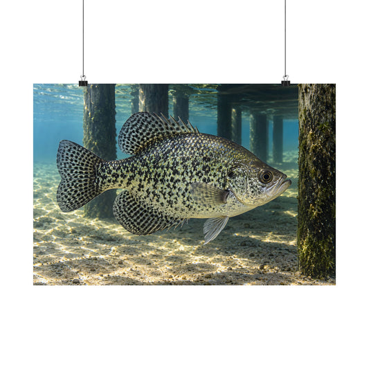 Dock Shadow Crappie poster wall art, view 1
