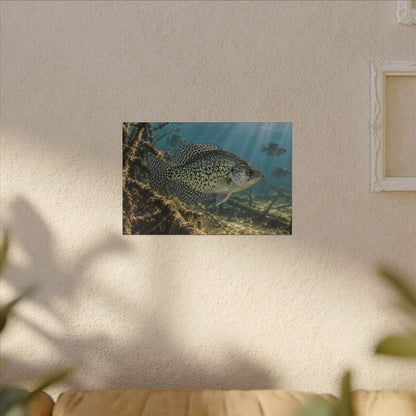 Brush Pile Crappie canvas wall art, view 5