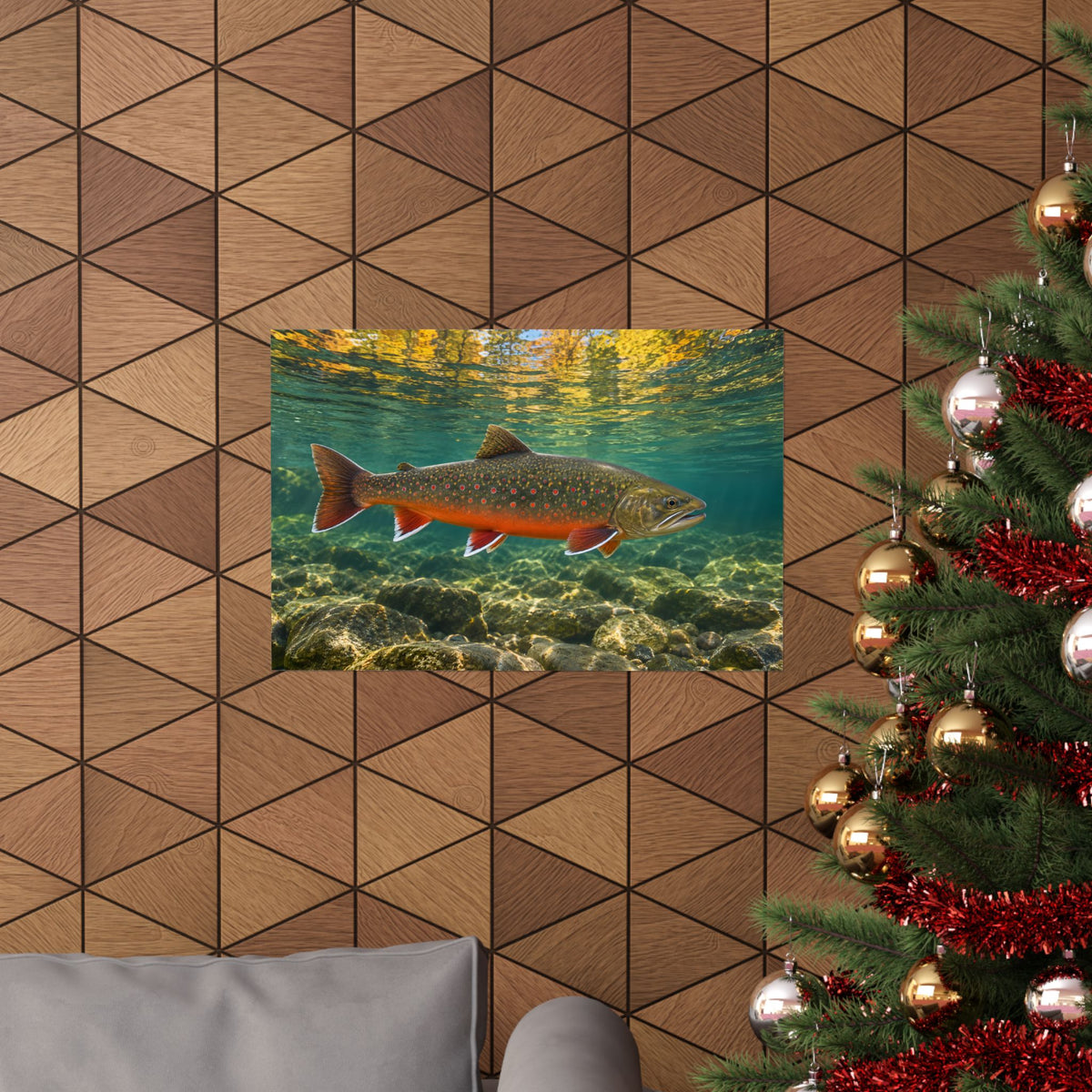 Autumn Reflections Dolly Varden poster wall art, view 6