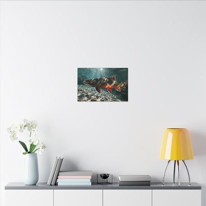 Sunbeam Gravel Dolly Varden canvas wall art, view 6