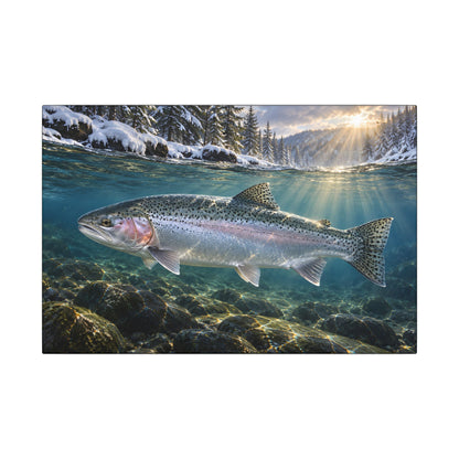 Steelhead Winter Run canvas wall art – photo 1
