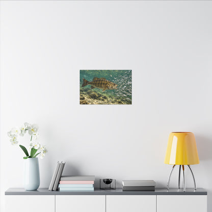 Shiner School Smallmouth Canvas wall art, view 6