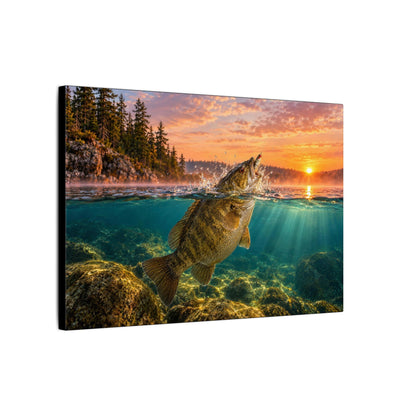 Topwater Dawn Smallmouth Canvas, view 4
