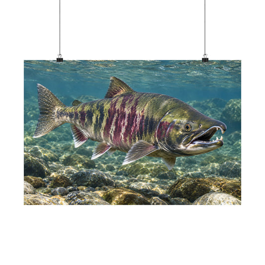 Teeth of the Run Chum Salmon poster wall art, view 1