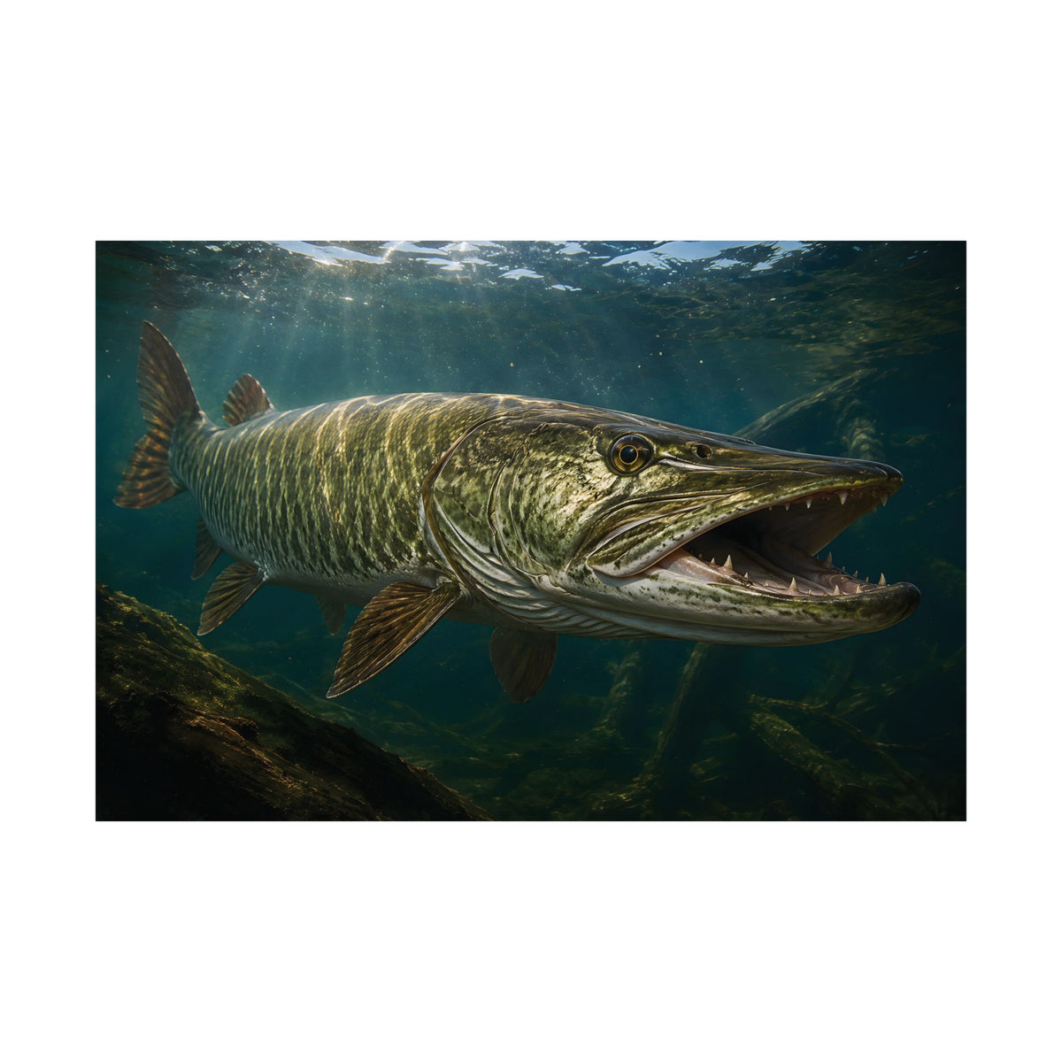 The River King Muskie poster wall art, view 2