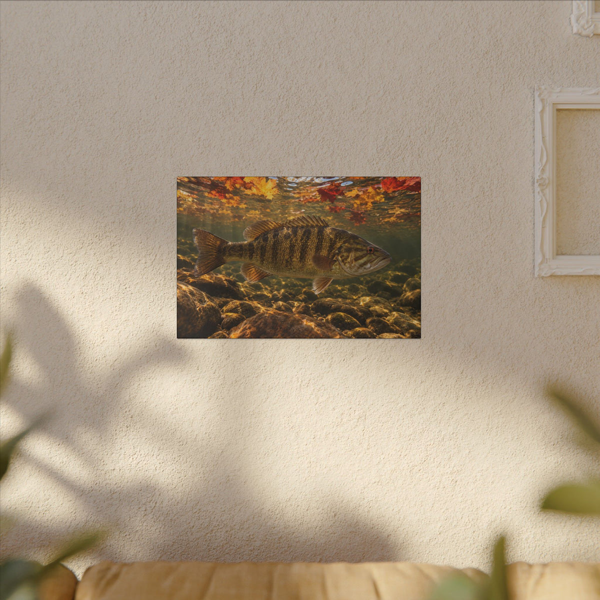 Autumn Bronze Smallmouth Canvas wall art, view 5