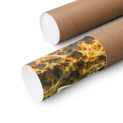 Autumn Char Bull Trout poster shipped rolled in a protective tube