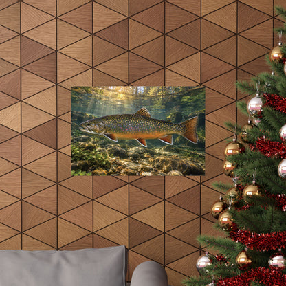 Northern Jewel Brook Trout poster wall art, view 6