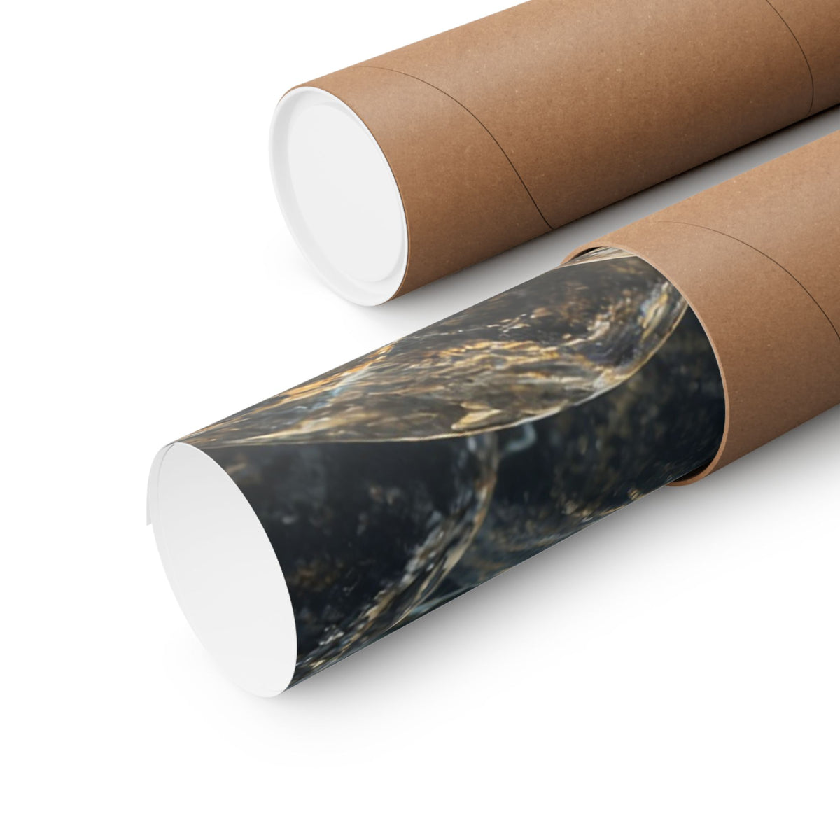 Ice-Out Spawning Run Walleye poster shipped rolled in a protective tube
