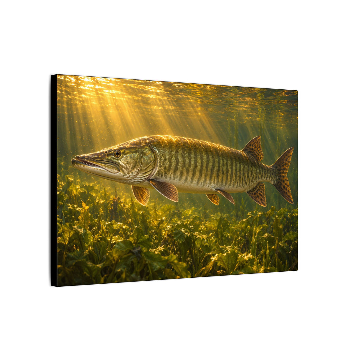Golden Hour Cathedral Muskie Canvas wall art, view 4
