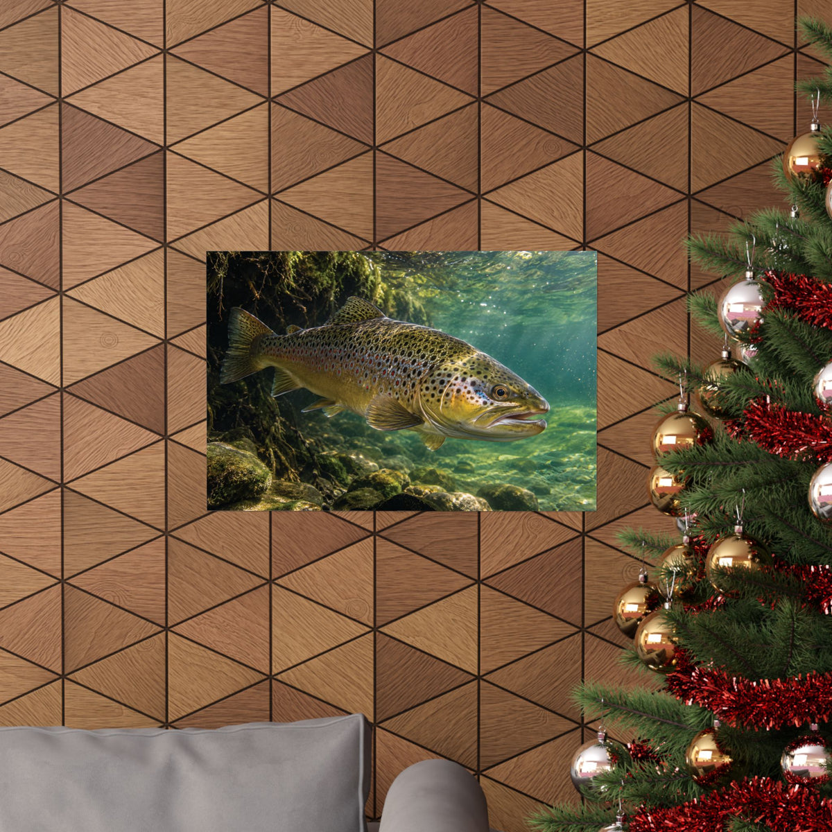 Granite Current Brown Trout poster wall art, view 6