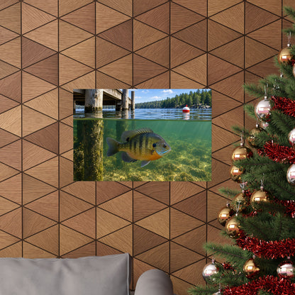 Lakeside Dock Bluegill poster wall art, view 6