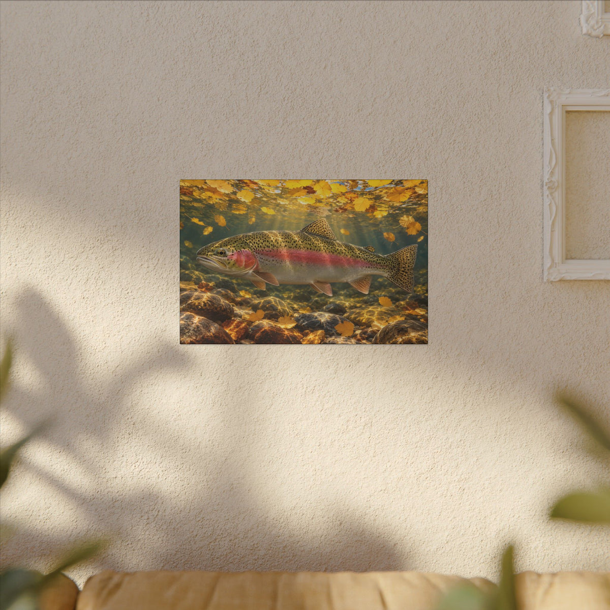 Aspen Gold Rainbow Trout canvas wall art – photo 5