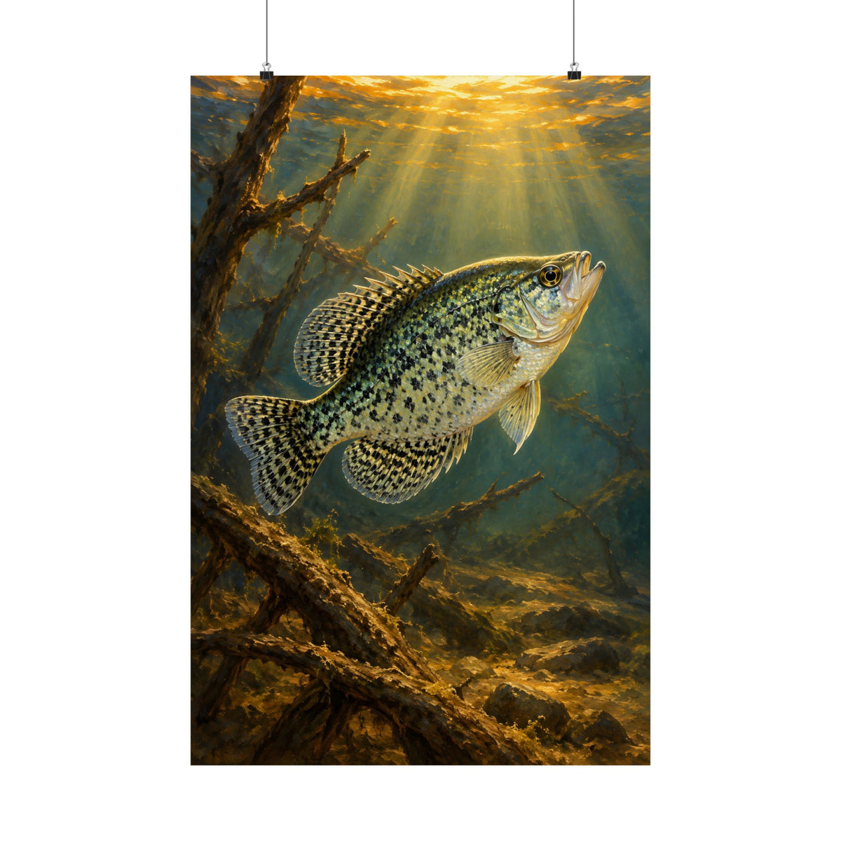 Evening Brush Crappie poster wall art, view 2