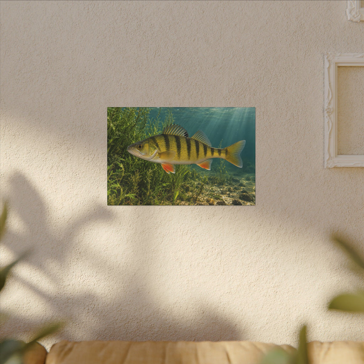 Weedline Yellow Perch canvas wall art, view 5