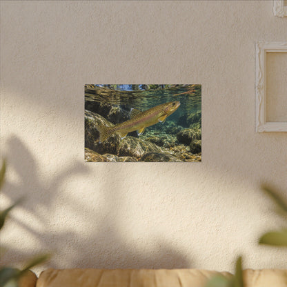 Ponderosa Pool Gila Trout canvas wall art, view 5