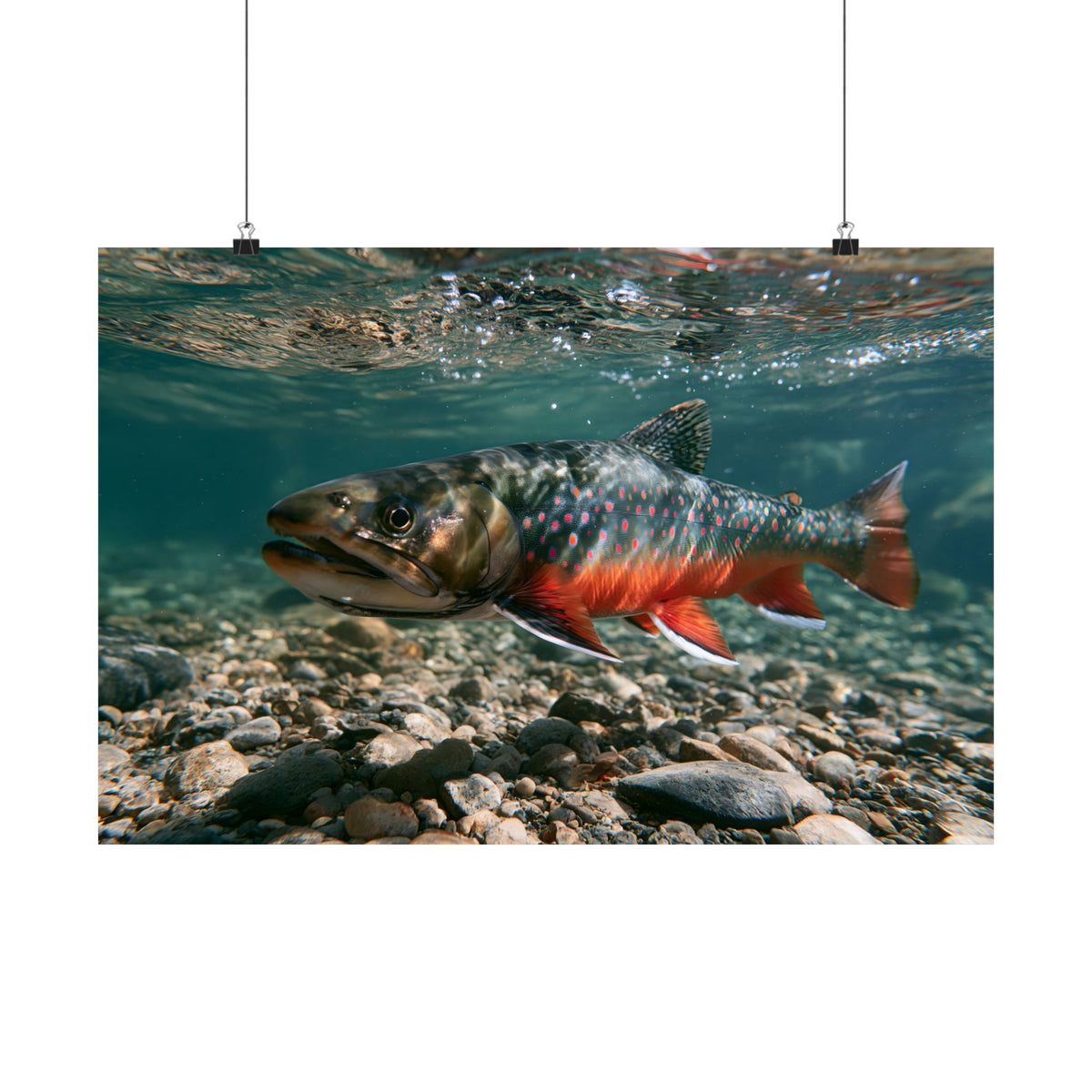 Clear Gravel Run Dolly Varden poster wall art