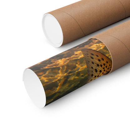 Red Throat at Dusk Cutthroat Trout poster shipped rolled in a protective tube