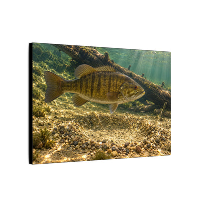 Spawning Bed Smallmouth Canvas wall art, view 4