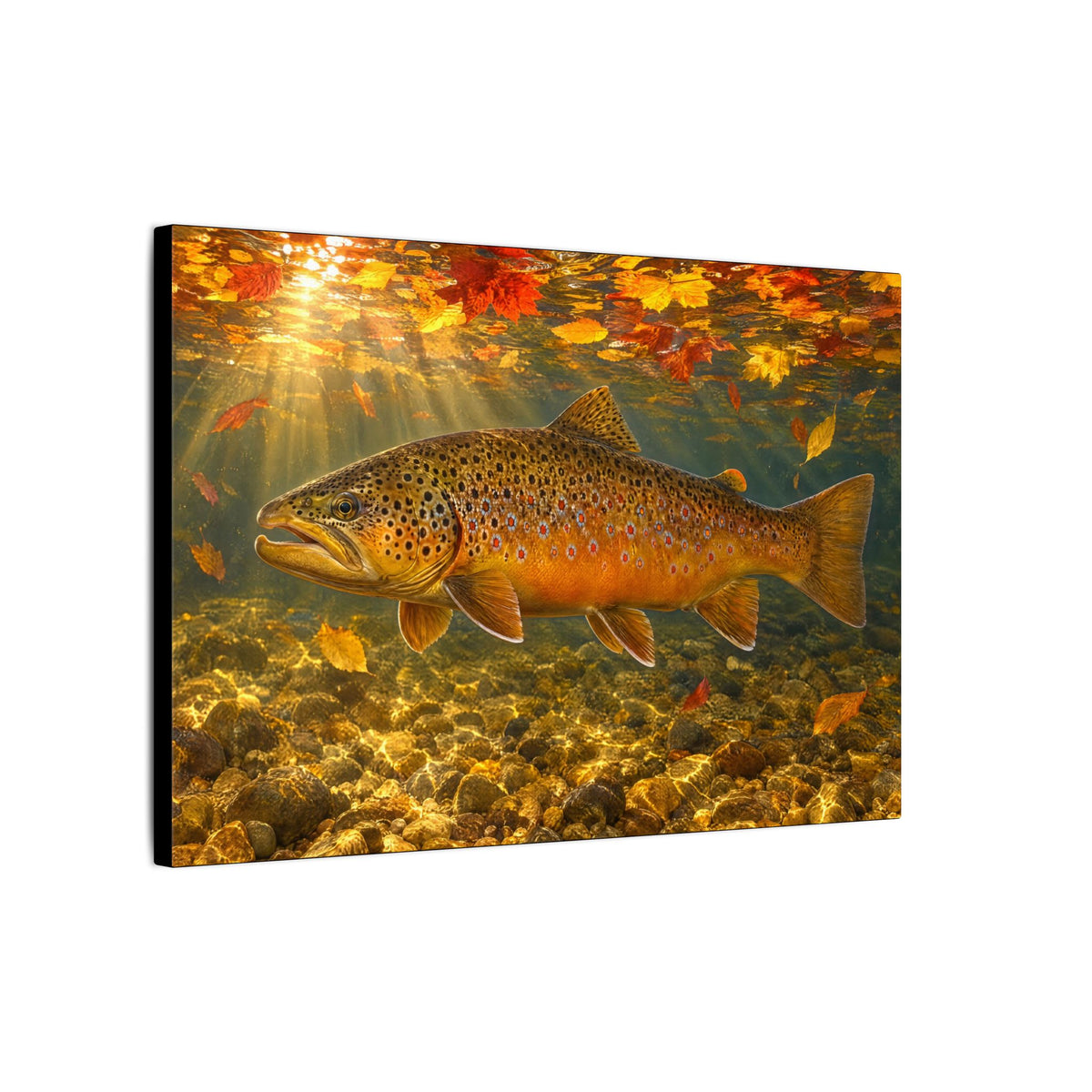 October Kype Brown Trout canvas side angle