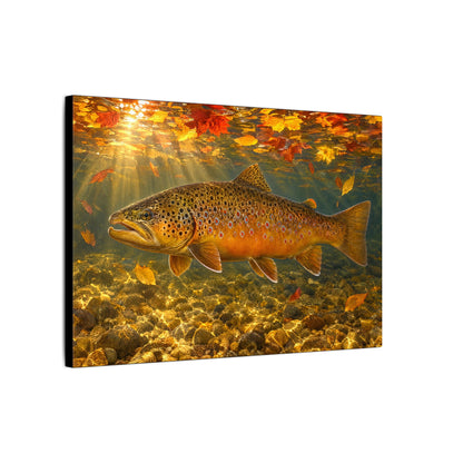October Kype Brown Trout canvas side angle