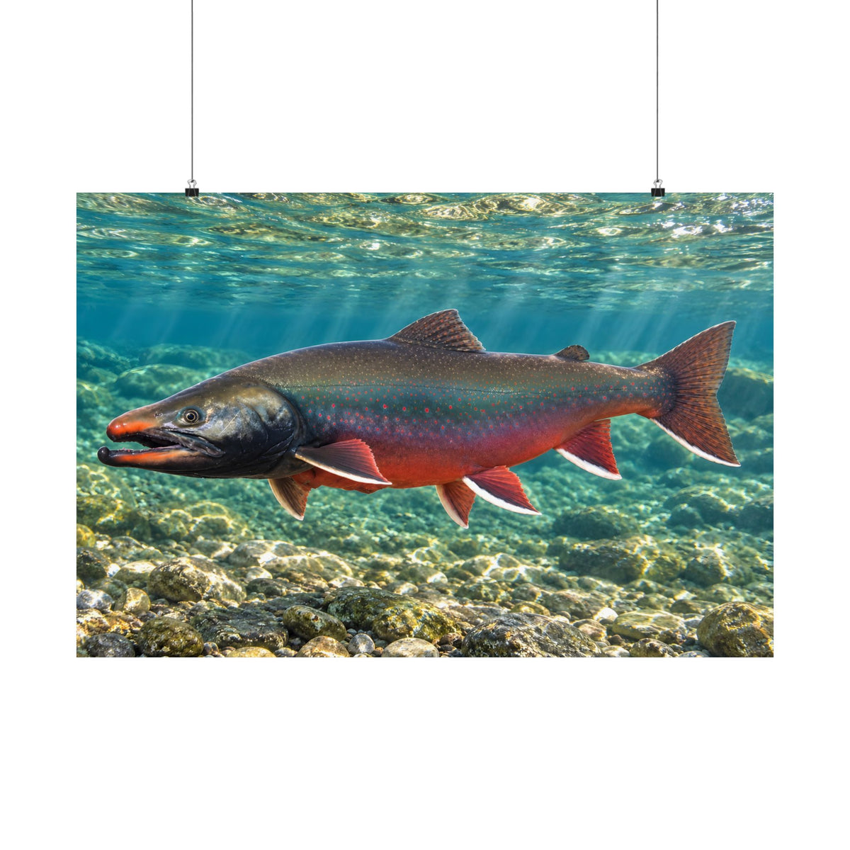 Sunlit Waters Dolly Varden poster wall art, view 3