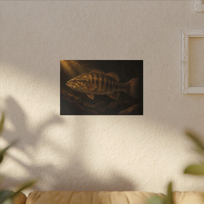 Old Master Lamplight Smallmouth Canvas wall art, view 5