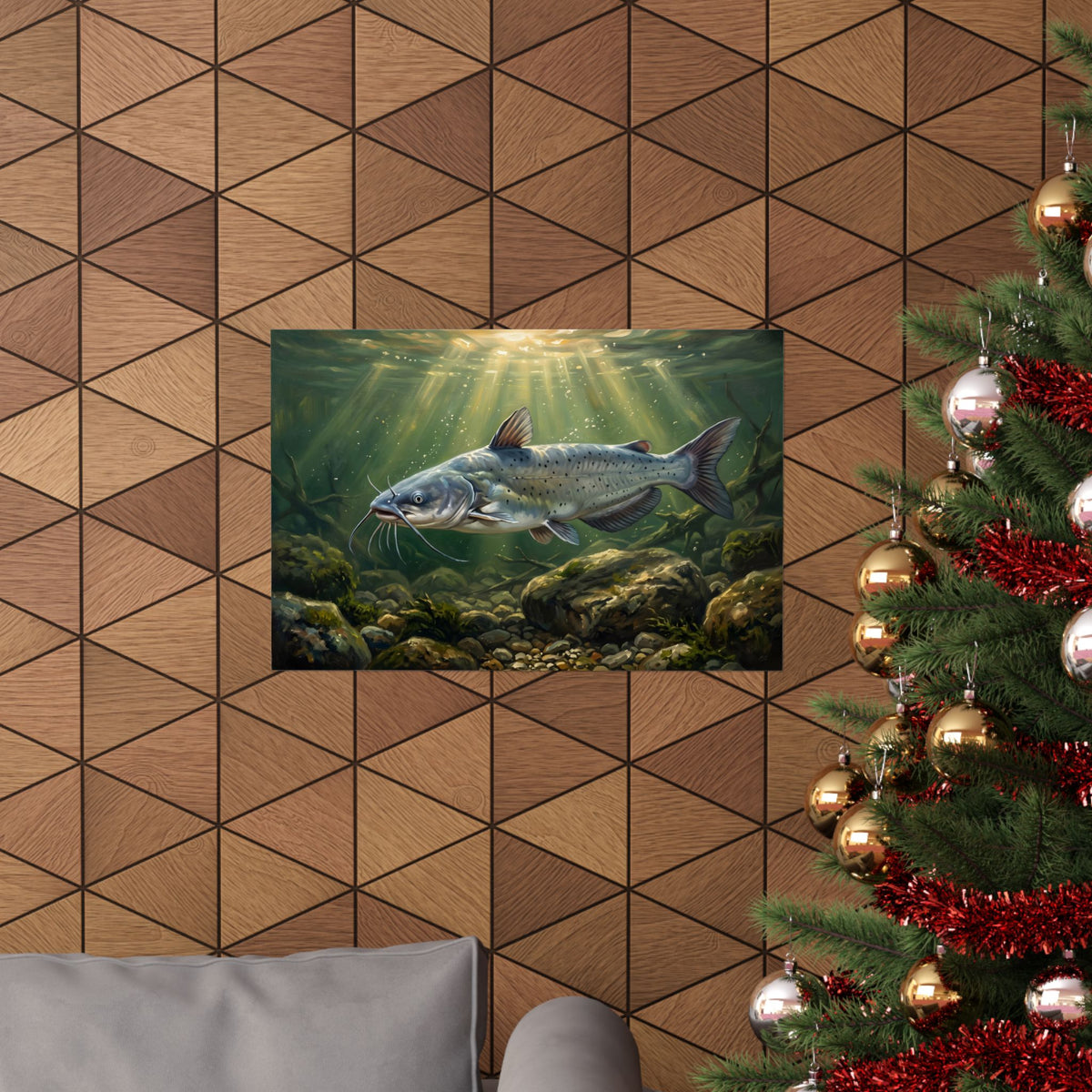 Channel Catfish Rocky Run poster wall art, view 6