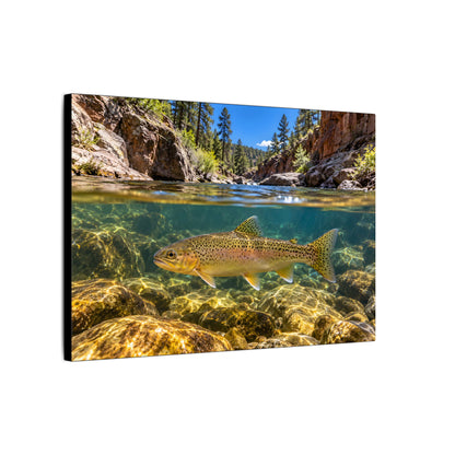Red Rock Canyon Gila Trout canvas wall art, view 4