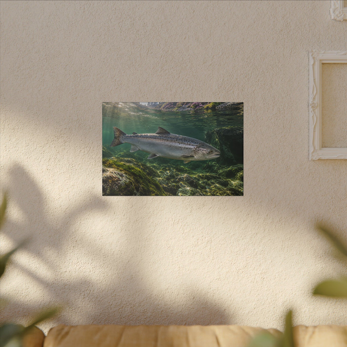 Autumn Passage Salmon canvas wall art, view 5
