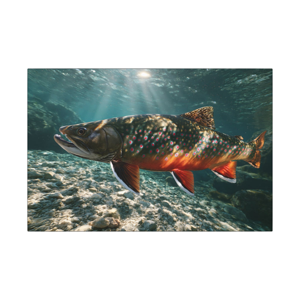 Sunbeam Gravel Dolly Varden canvas wall art, view 2