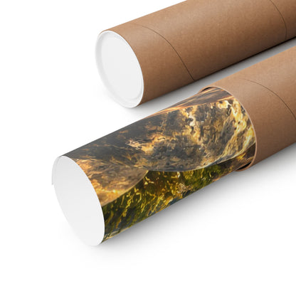 Golden Rock Reef Walleye poster shipped rolled in a protective tube