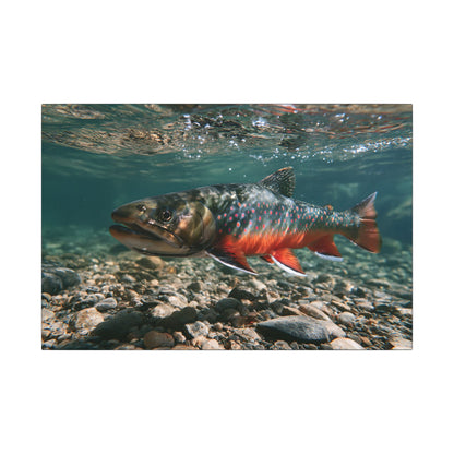 Clear Gravel Run Dolly Varden canvas wall art, view 2