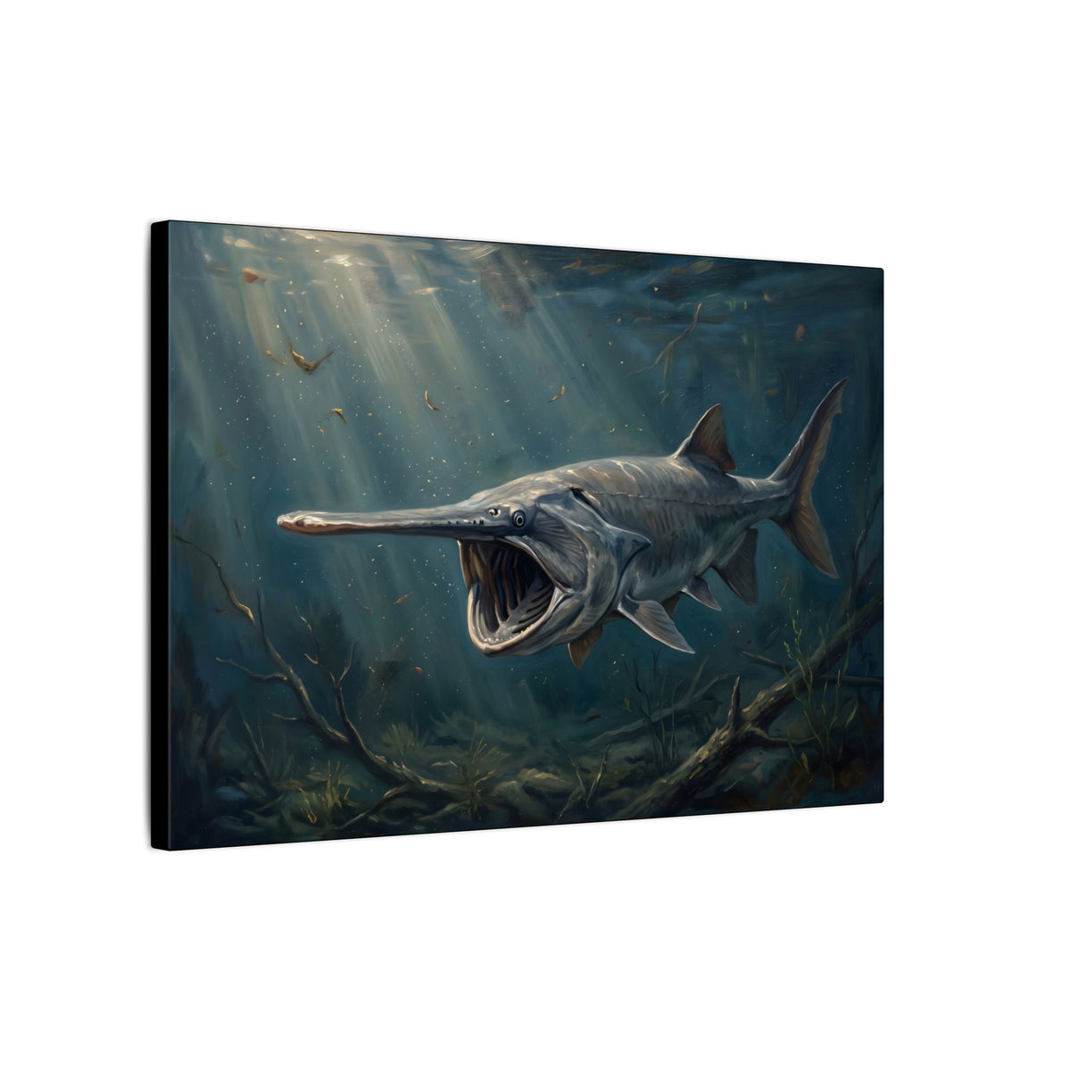 Paddlefish Filter Feed canvas wall art, view 4