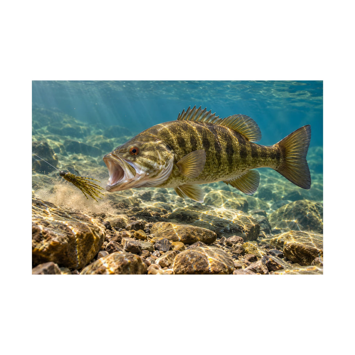 Tube Bait Ambush Smallmouth Poster, view 4