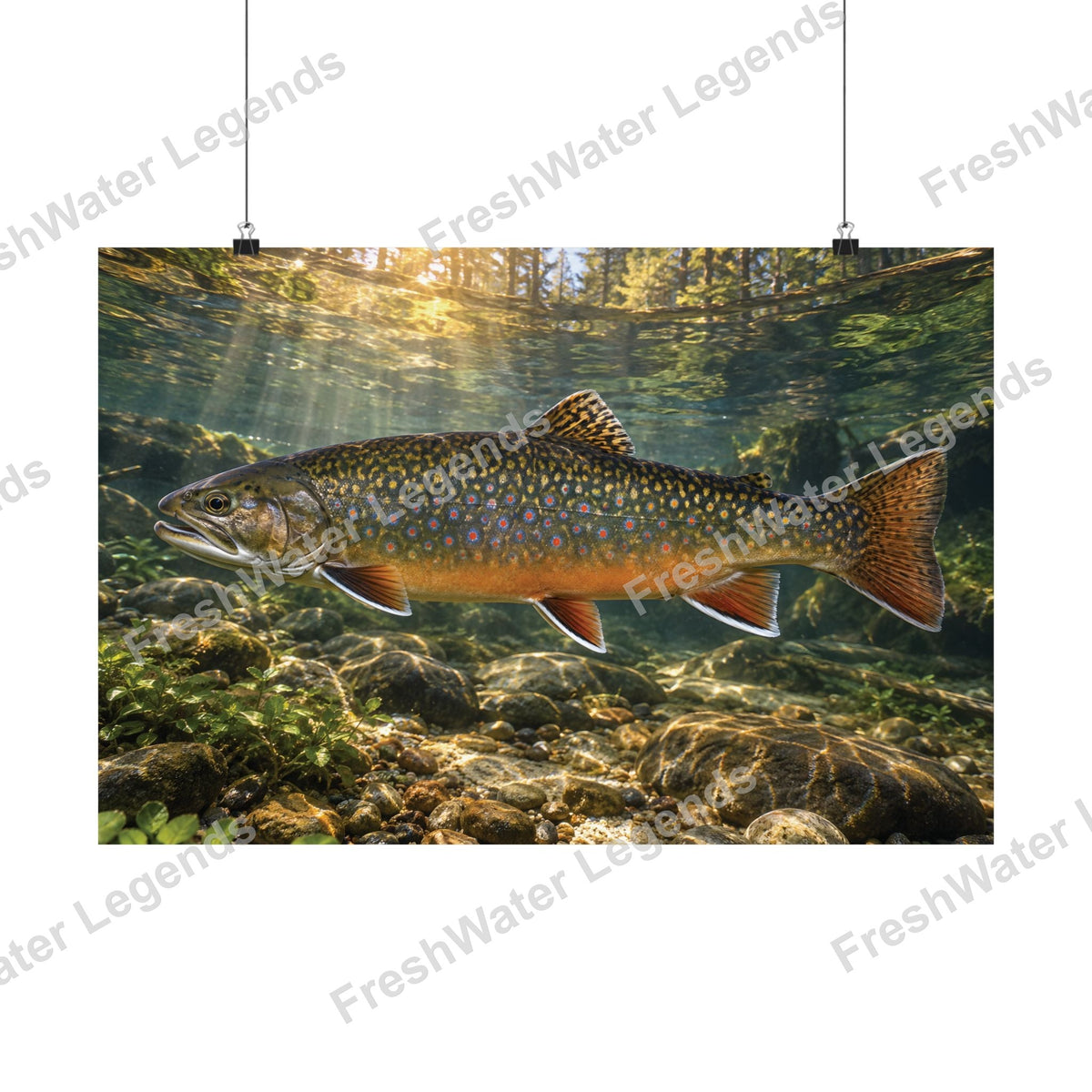 Brook Trout - Northern Jewel digital art print