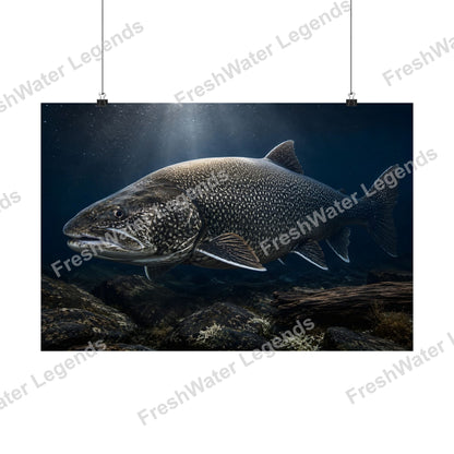 Lake Trout - The Ancient One digital art print